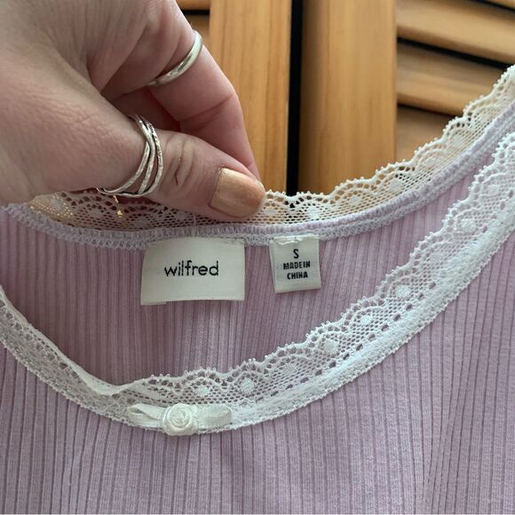 Wilfred ARITZIA Pink Tank Top Small - Picture 2 of 5